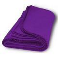 Fleece Blanket 50" X 60"- Purple ****FREE RUSH****